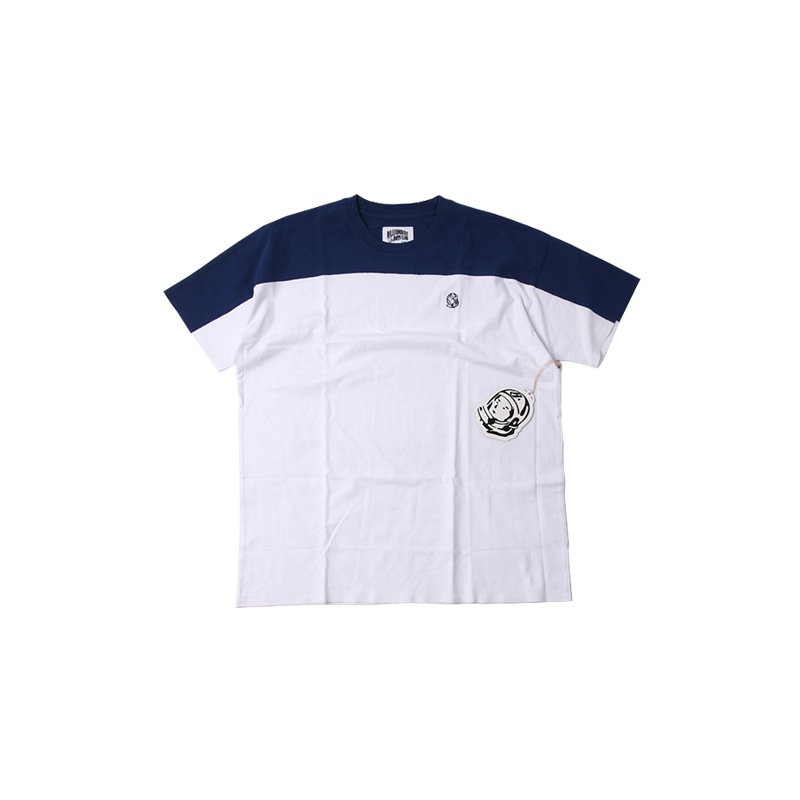 BB SPACE S/S KNIT TEE (WHITE/NAVY)
