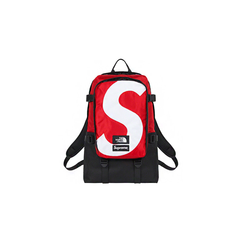 SUPREME X THE NORTH FACE S LOGO EXPEDITION BACKPACK (RED)