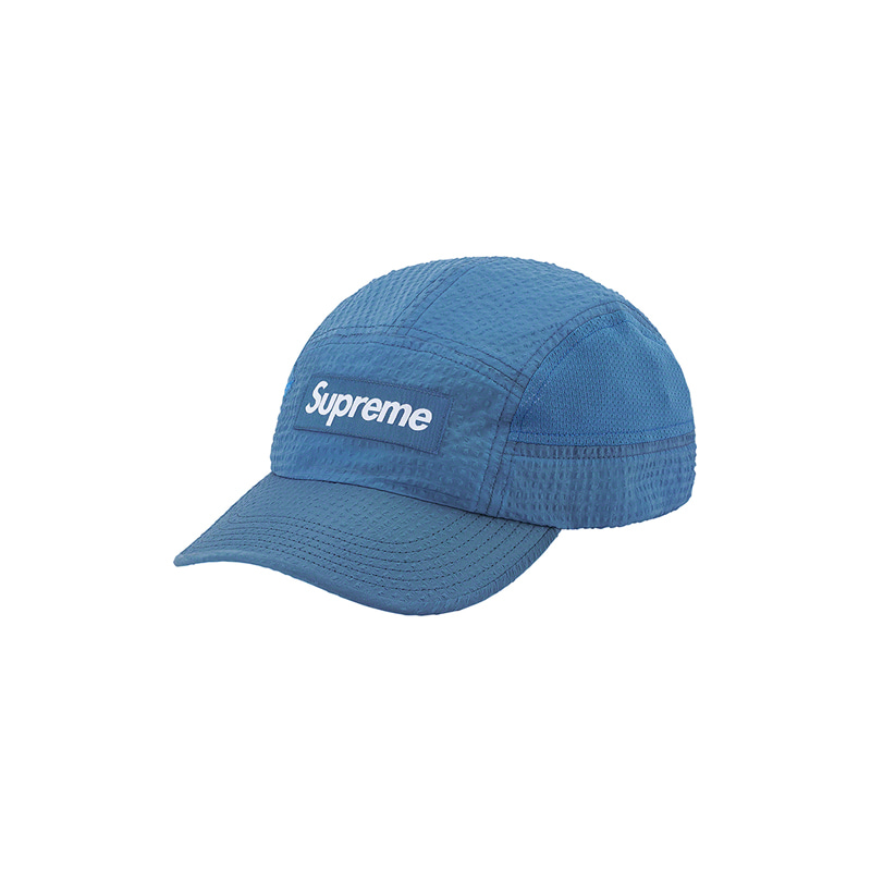 MESH SEERSUCKER CAMP CAP (BLUE)