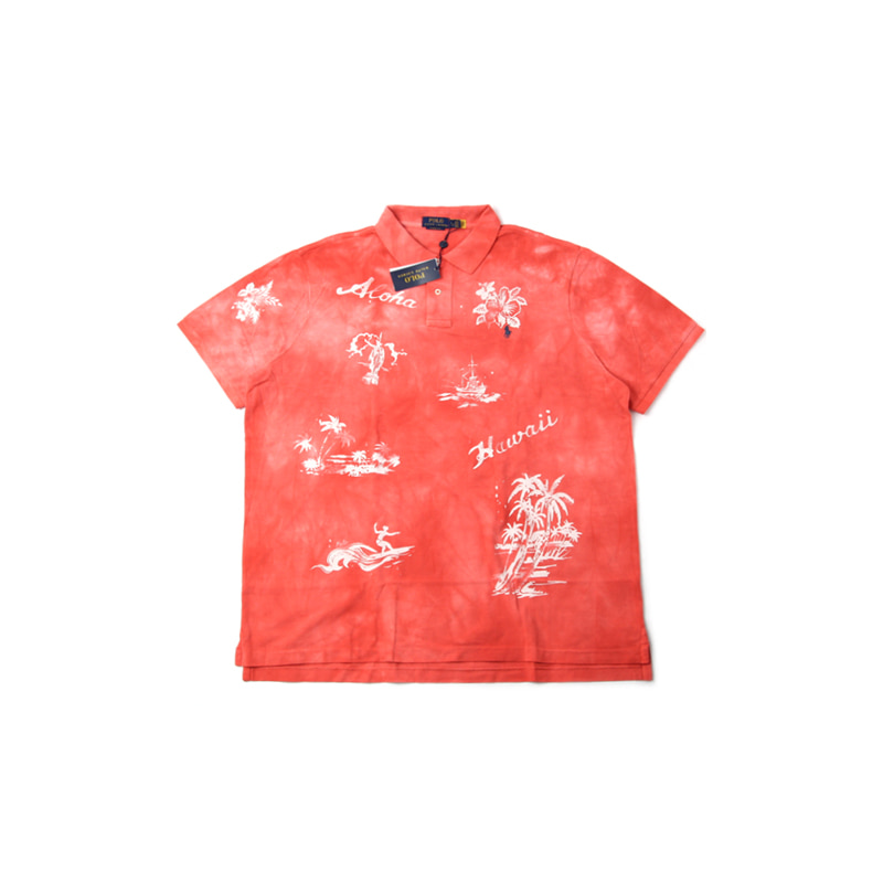CLASSIC SRL POLO TEE CLASSIC FIT (ALOHA RED)